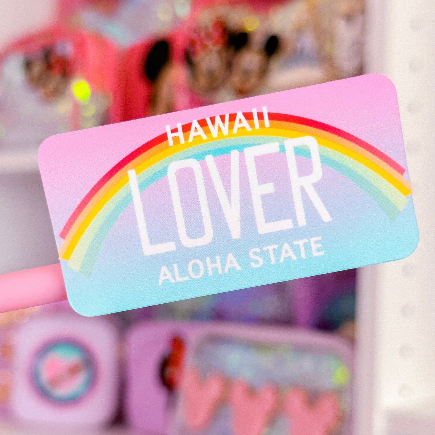 Vinyl Waterproof Sticker - LVR Car License Plate