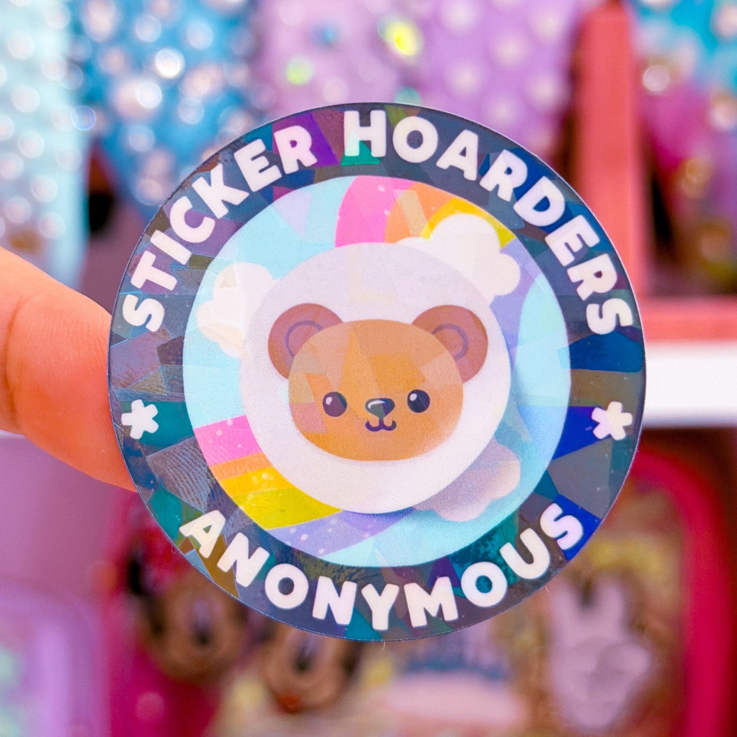 Waterproof Sticker - STICKER HOARDERS ANON