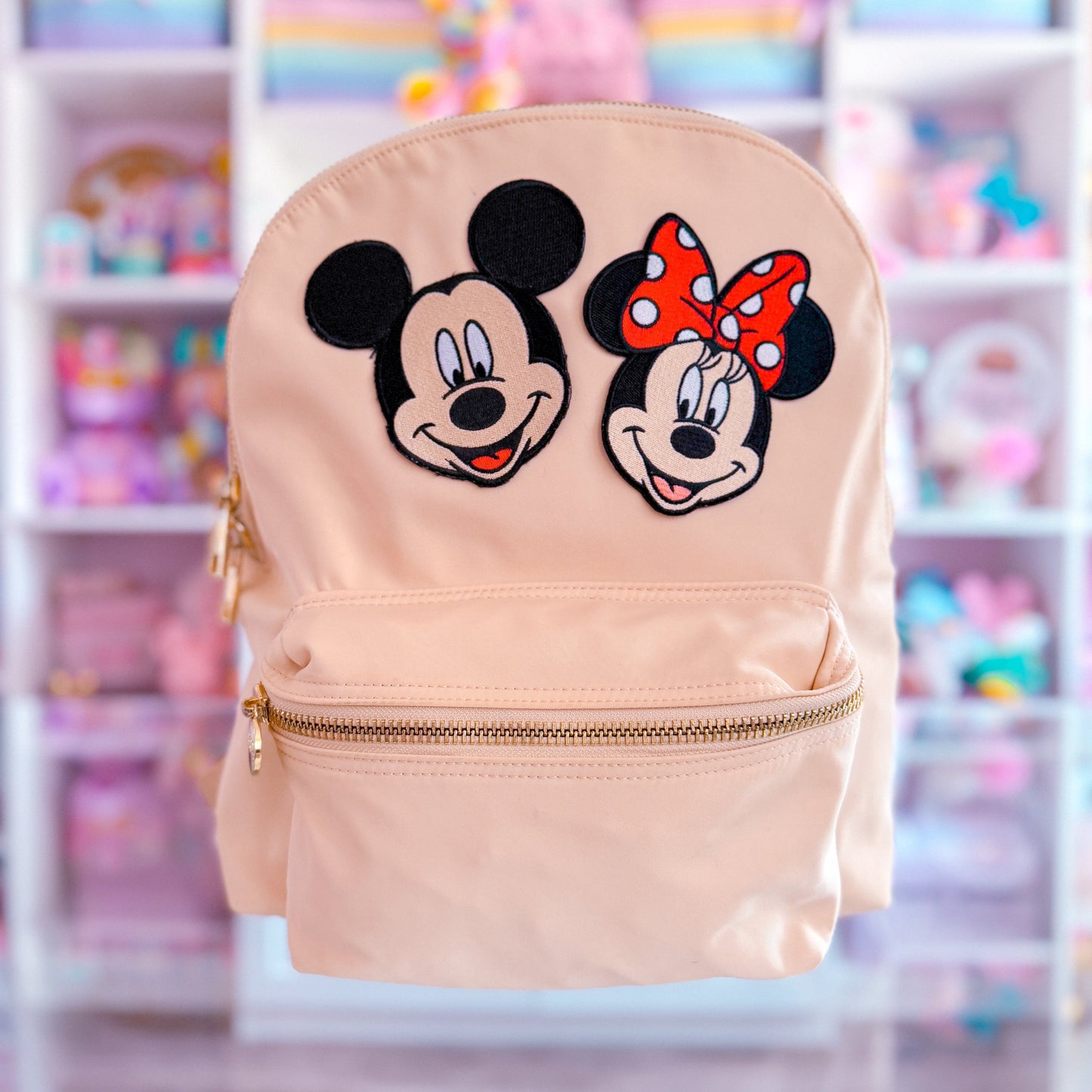 Stoney Clover Lane - Classic Backpack (Sand + OG FABLE Patches STUCK ON)