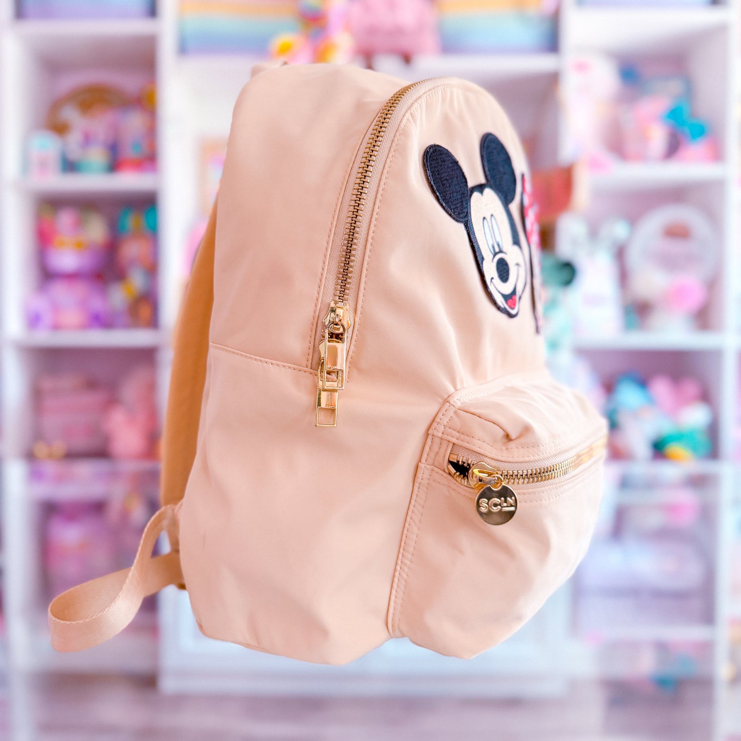 Stoney Clover Lane - Classic Backpack (Sand + OG FABLE Patches STUCK ON)