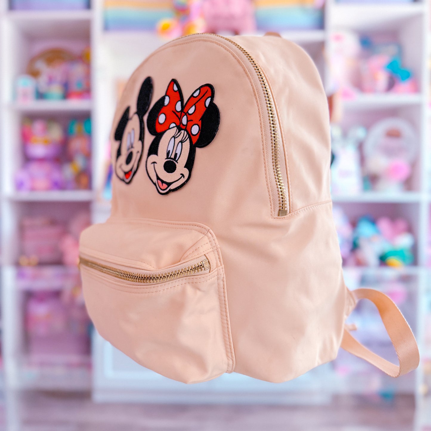 Stoney Clover Lane - Classic Backpack (Sand + OG FABLE Patches STUCK ON)