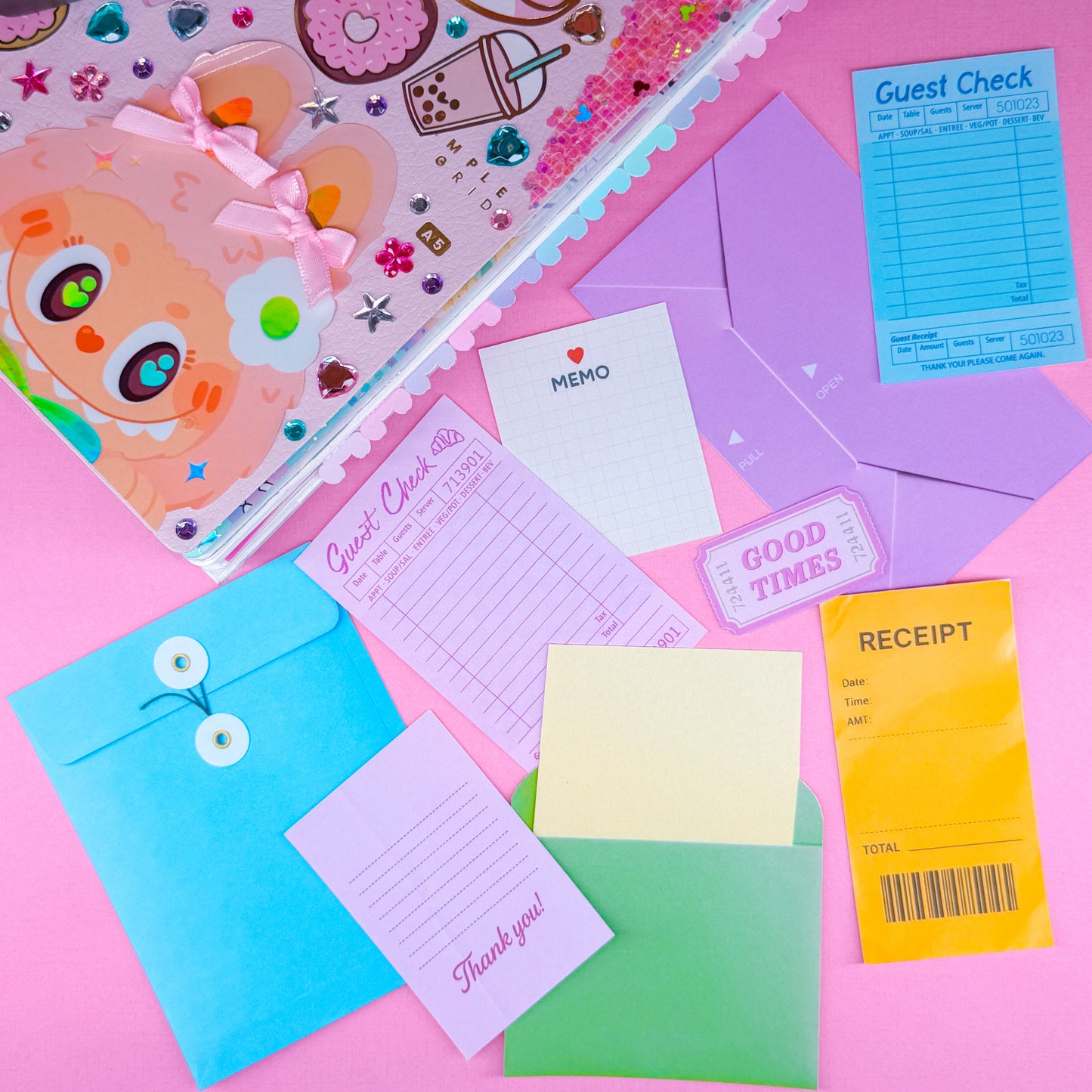 Journaling Paper Sticker - Parcel/Junk Pack