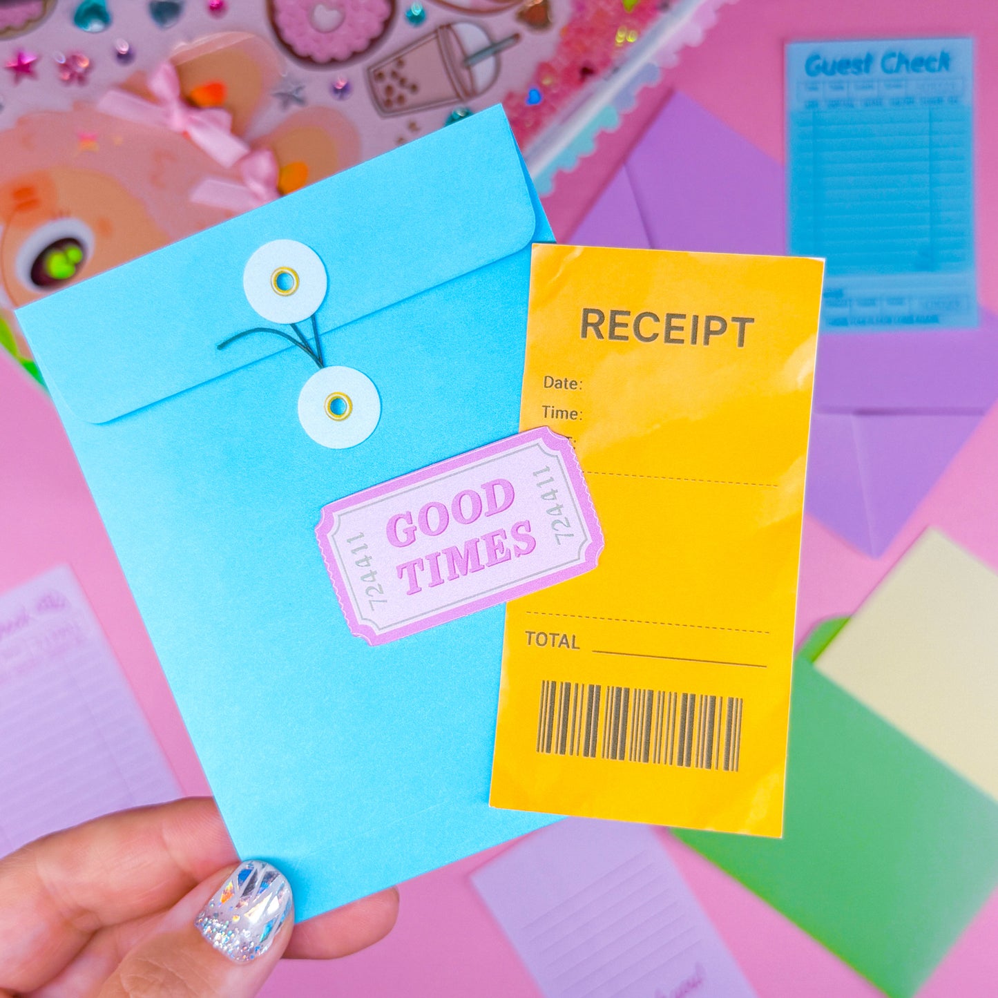 Journaling Paper Sticker - Parcel/Junk Pack