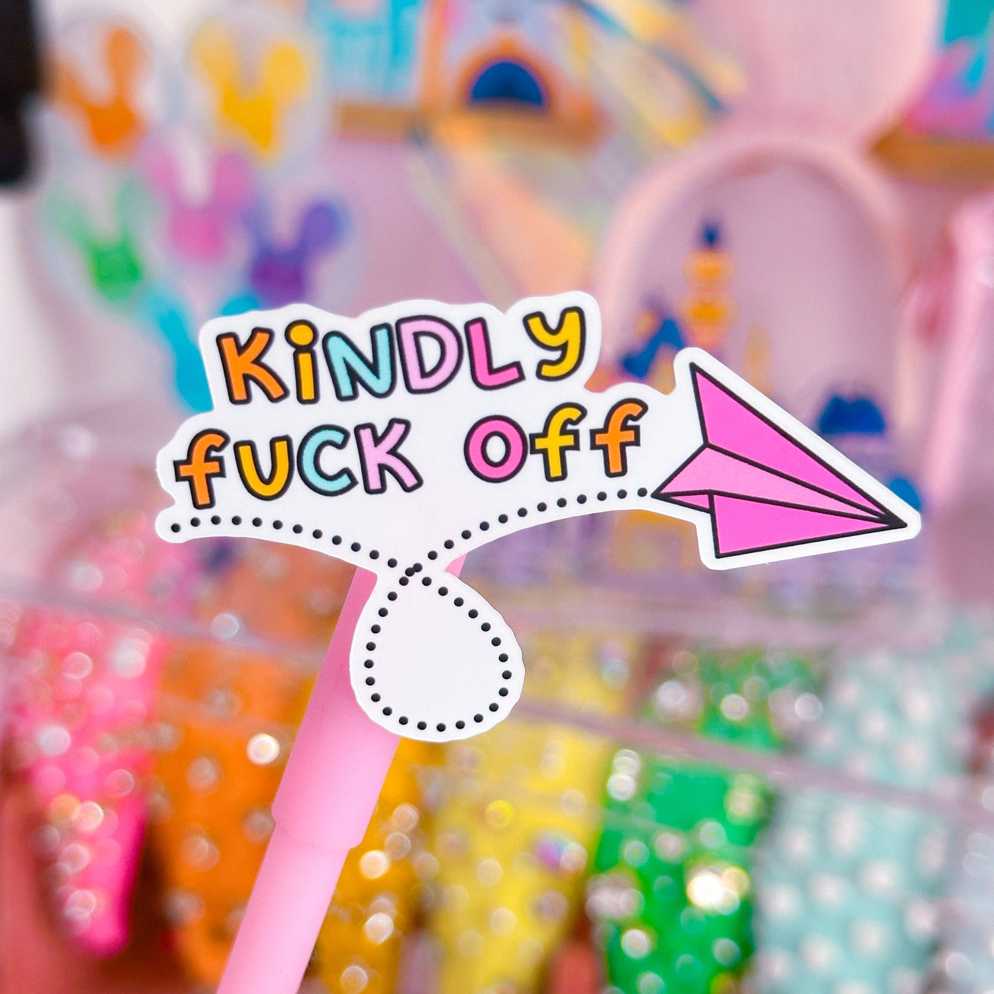 Waterproof Sticker - Kindly F Off