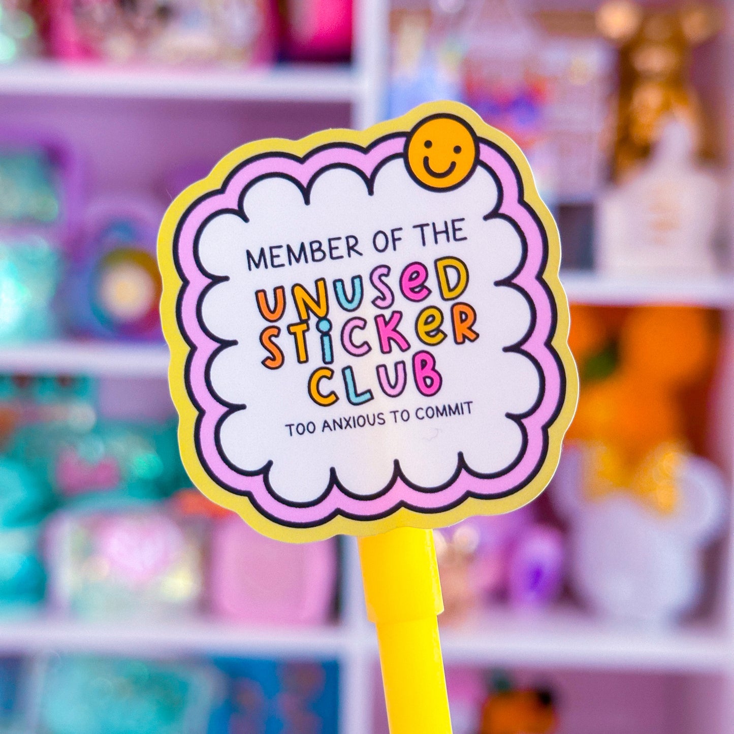 Waterproof Sticker - Member of the UNUSED STICKER CLUB