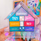 XL LOVER HOUSE *GLITTER STICKER INSERT ONLY*