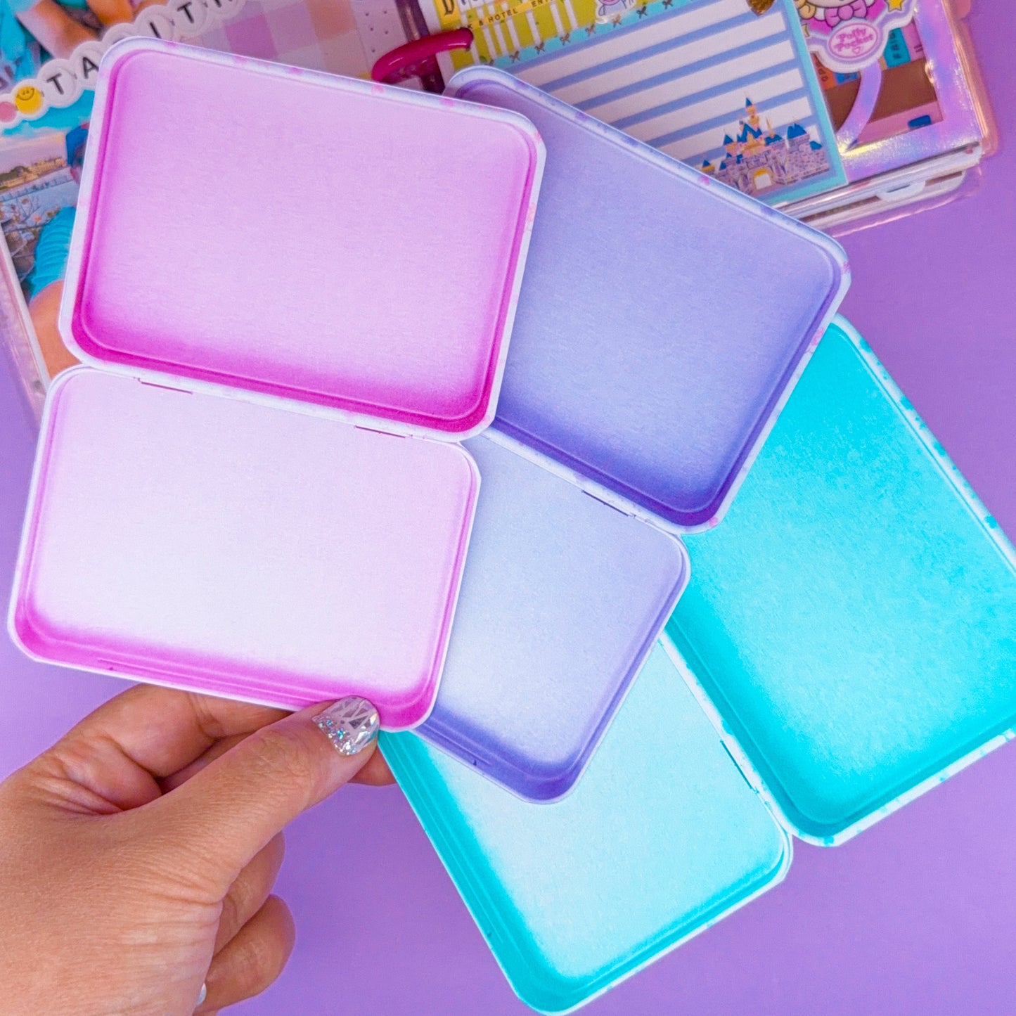Journaling Paper Sticker - Pastel Trinket Trays