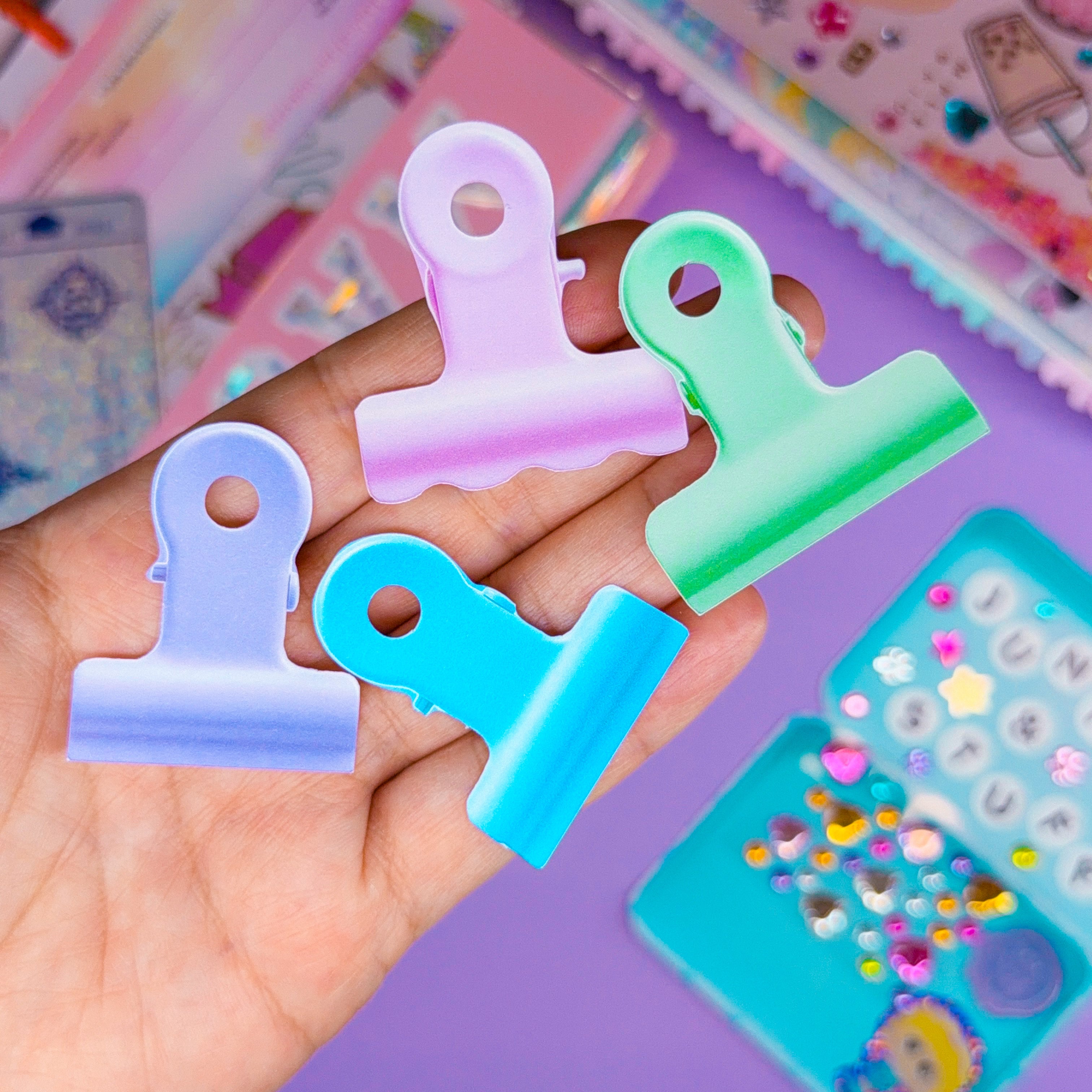 Journaling Paper Sticker - Pastel Mini Clips – NoWhiteSpaceStickers