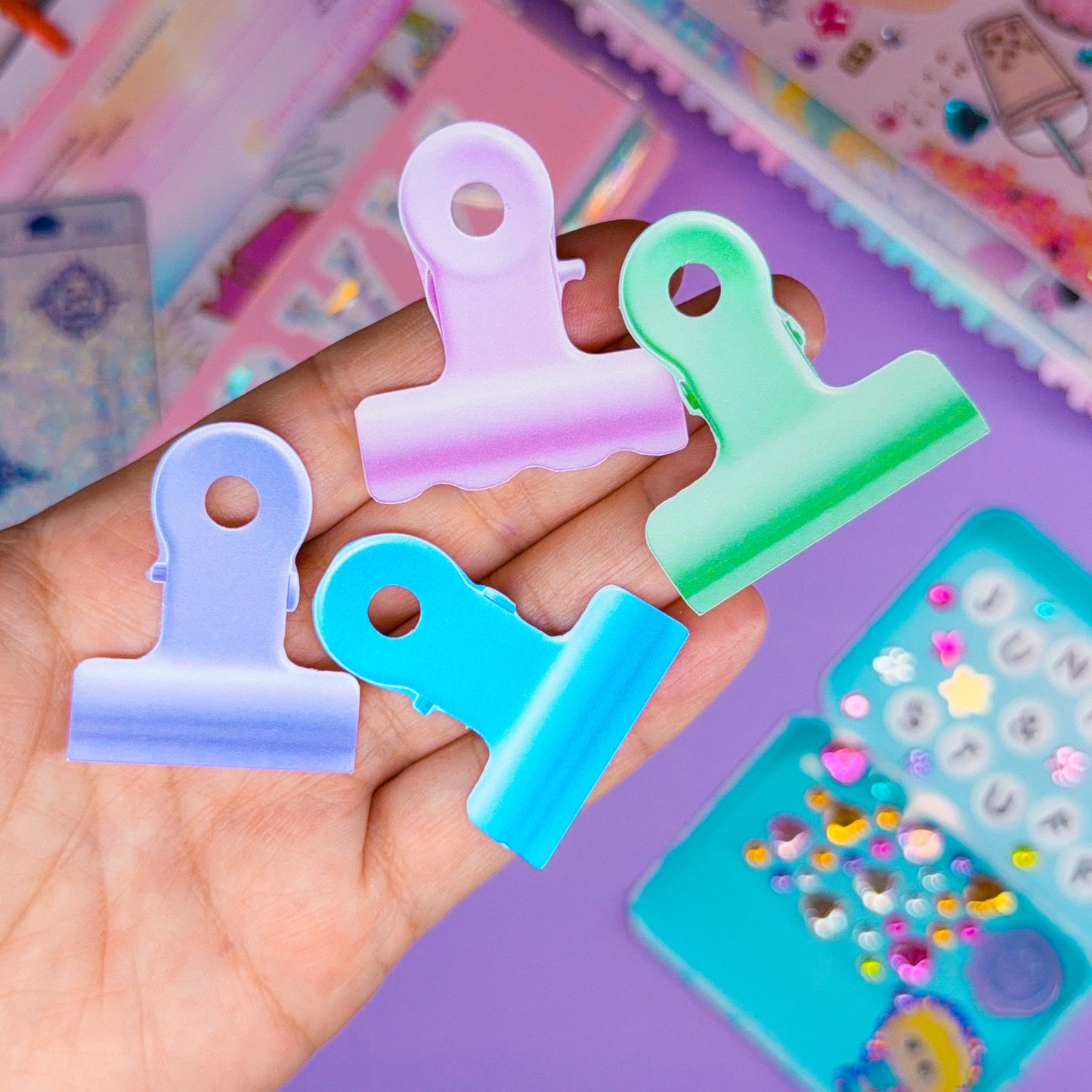 Journaling Paper Sticker -  Pastel Mini Clips