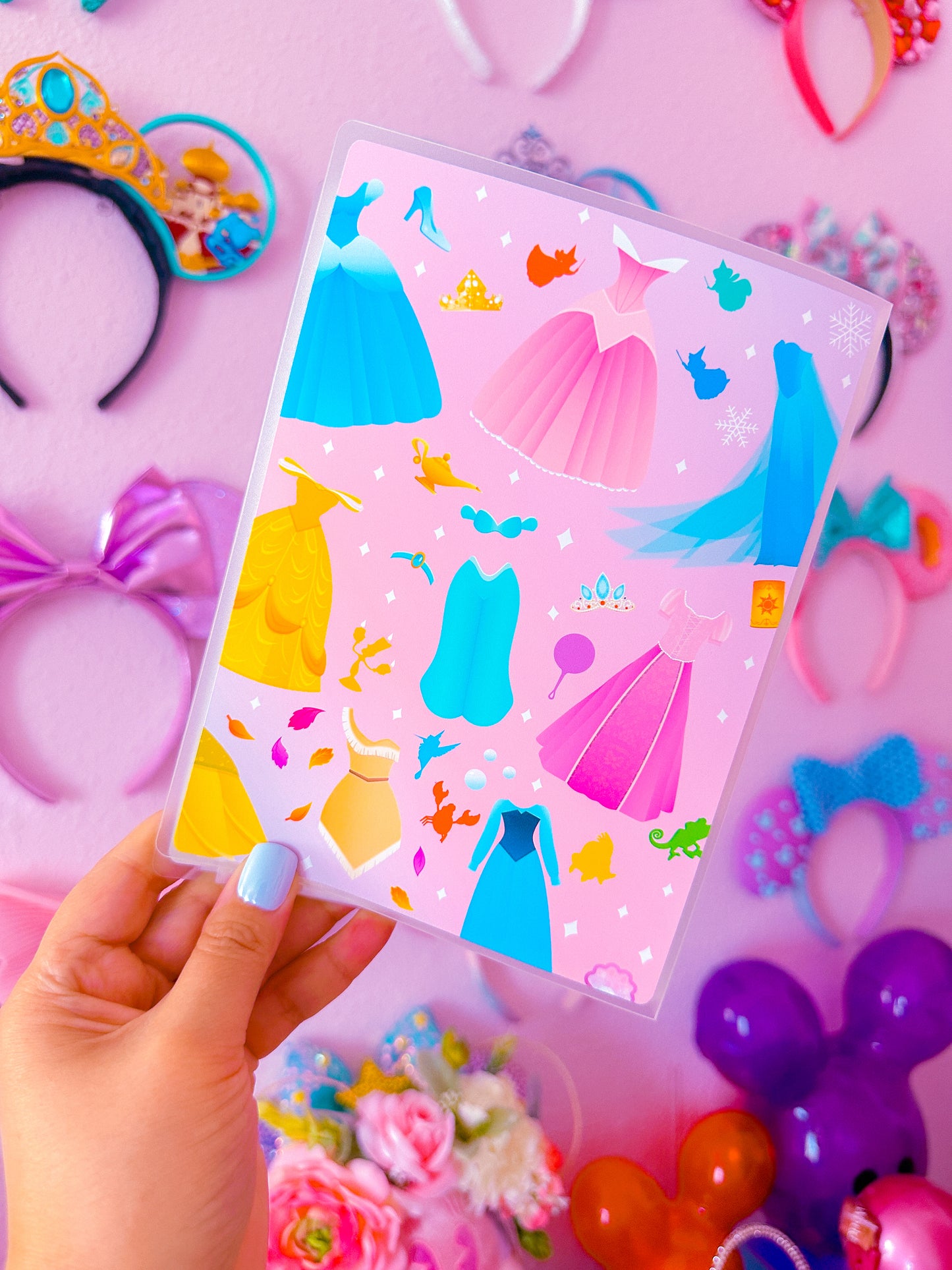 5x7 Sticker / Photo Album - Princess Dresses