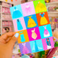 5x7 Full Page Sticker - Princess Dresses