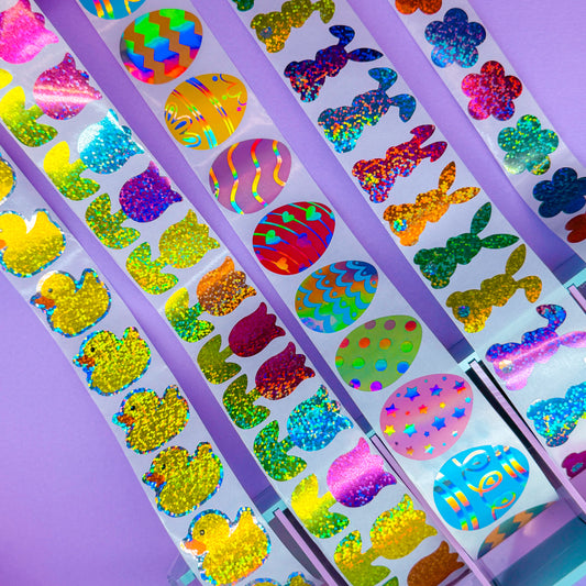 JUNK JOURNAL - SPRING Roll Stickers (4" to 6" each)