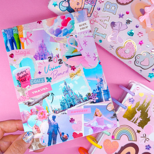 JUNK JOURNAL - 2026 Vision Board Dashboard (5x7)