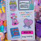 Waterproof Sticker - BOOKISH Hello, I'm Busy Reading