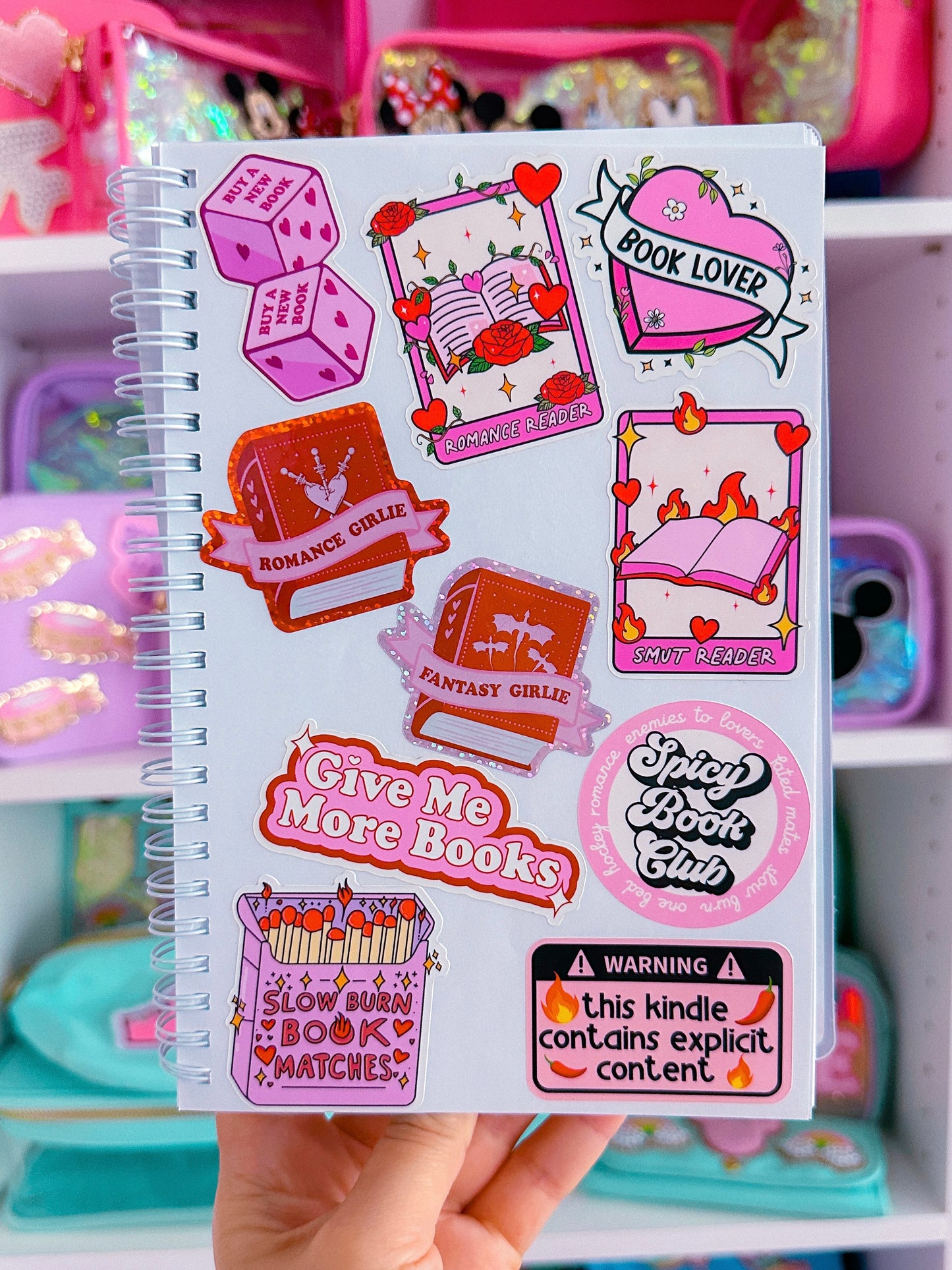 Waterproof Sticker - BOOKISH Fantasy Girlie