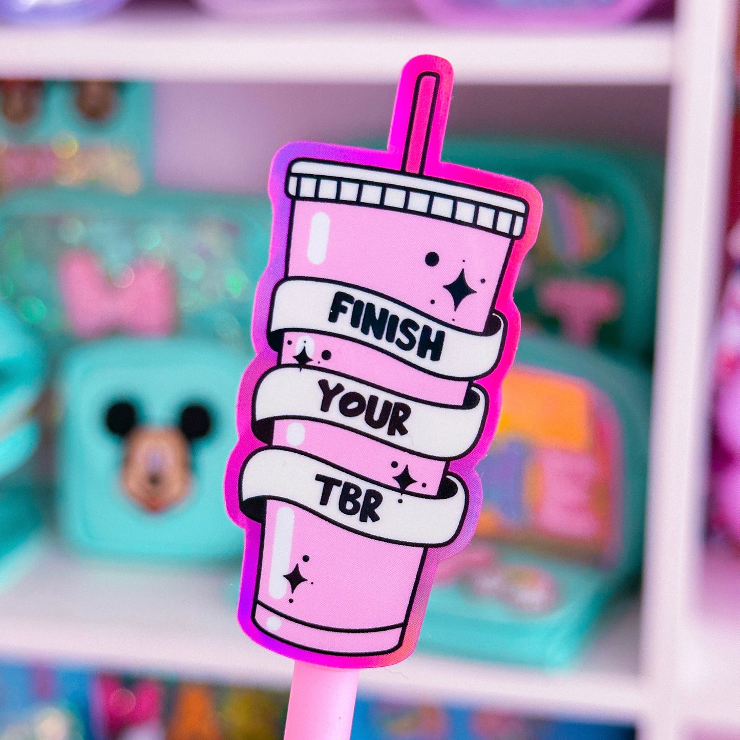 Waterproof Sticker - BOOKISH Finish Your TBR