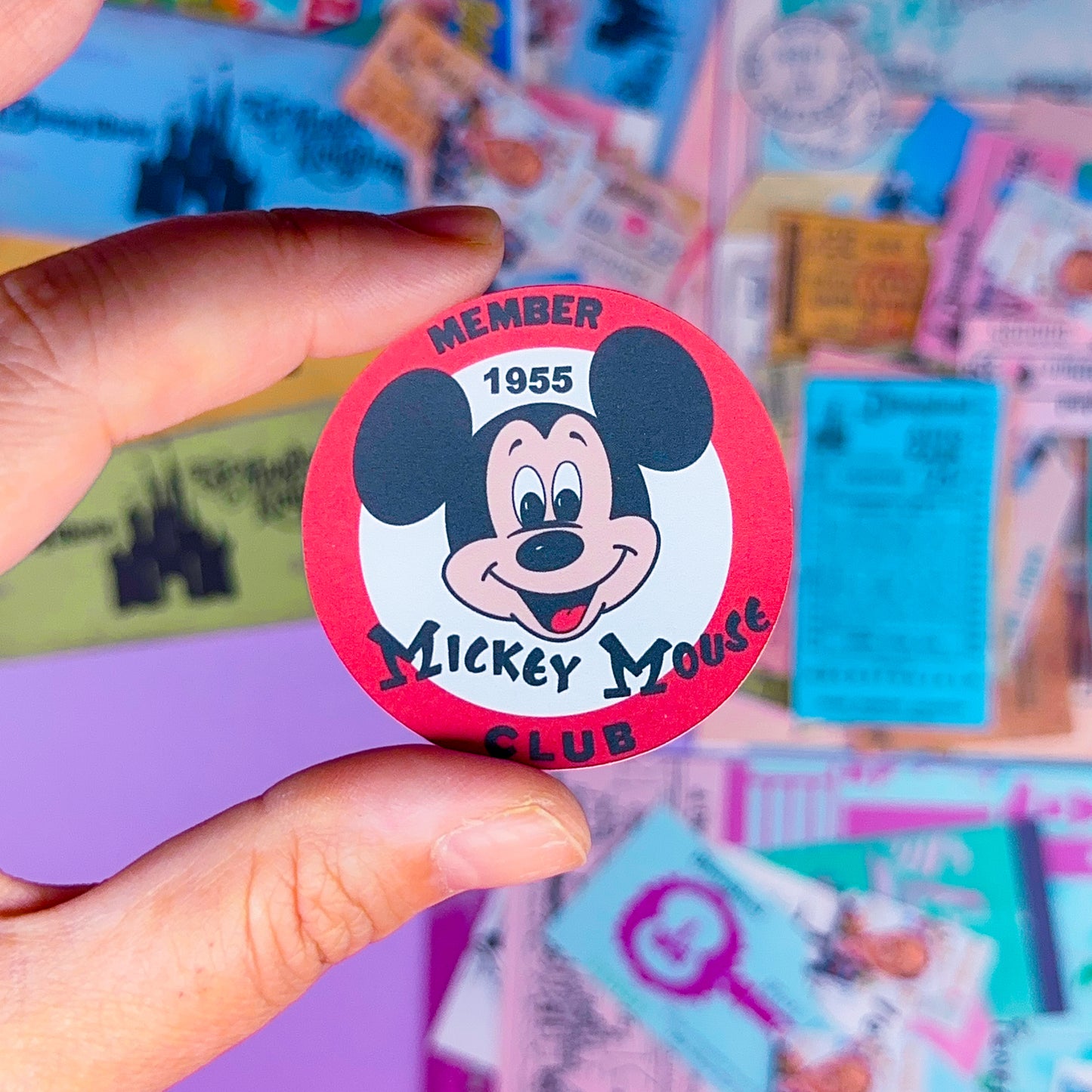 Journaling Paper Sticker - Vintage Paper Buttons Set