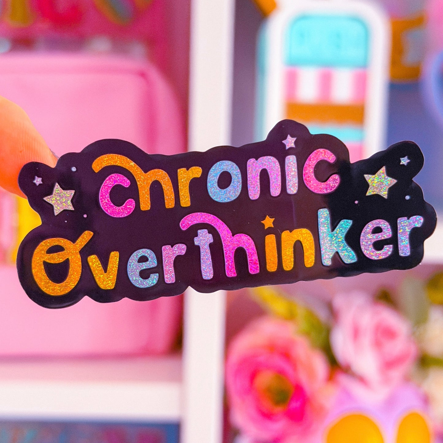 Waterproof Sticker - Chronic Overthinker
