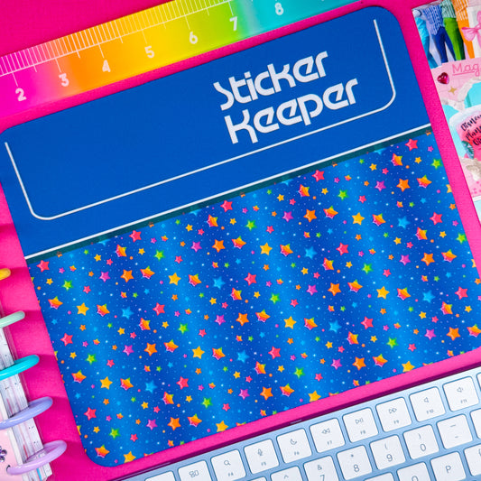 Mouse Pad - Sticker Keeper (Blue)