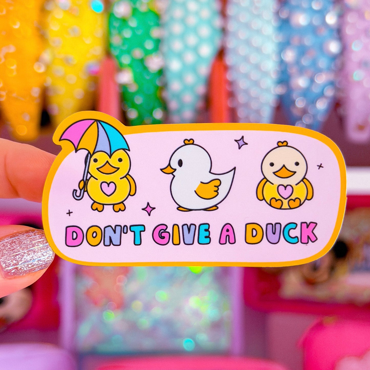 Waterproof Sticker - Don't Give A Duck