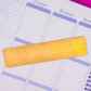 12 cm Brass Ruler/Bookmark