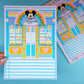 5x7 Full Page Sticker - 2026 January Calendar & Storefront (Mickey's Soda Shop)