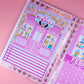 5x7 Full Page Sticker - 2026 February Calendar & Storefront (Minnie's Flowers)