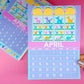 5x7 Full Page Sticker - 2026 April Calendar & Storefront (Main St. Balloons)