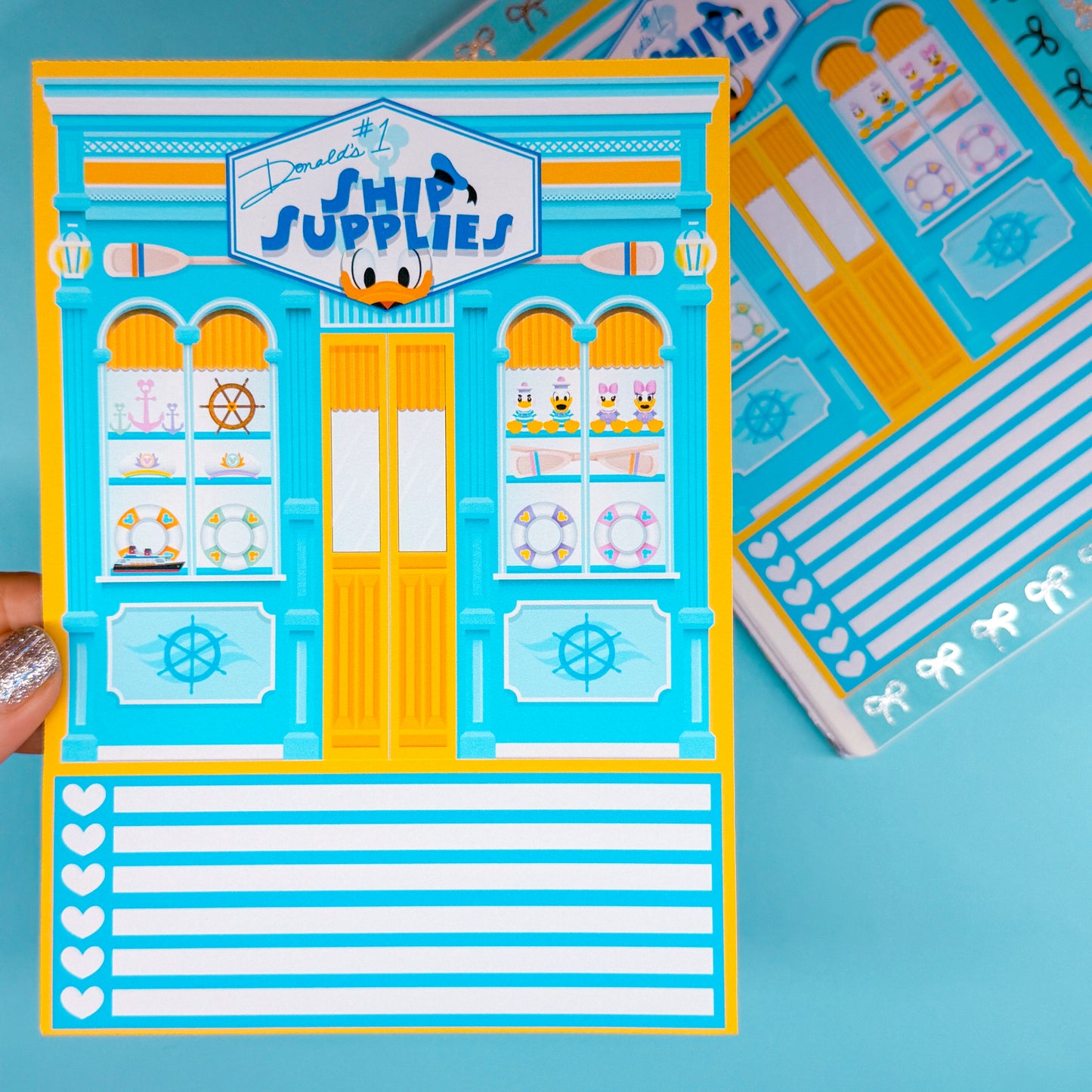 5x7 Full Page Sticker - 2026 June Calendar & Storefront (Donald's Ship Supply)