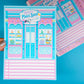 5x7 Full Page Sticker - 2026 July Calendar & Storefront (Mickey's Magic)