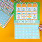 5x7 Full Page Sticker - 2026 October Calendar & Storefront (Pluto's Pets)