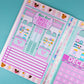 5x7 Full Page Sticker - 2026 December Calendar & Storefront (Main St. Treats)