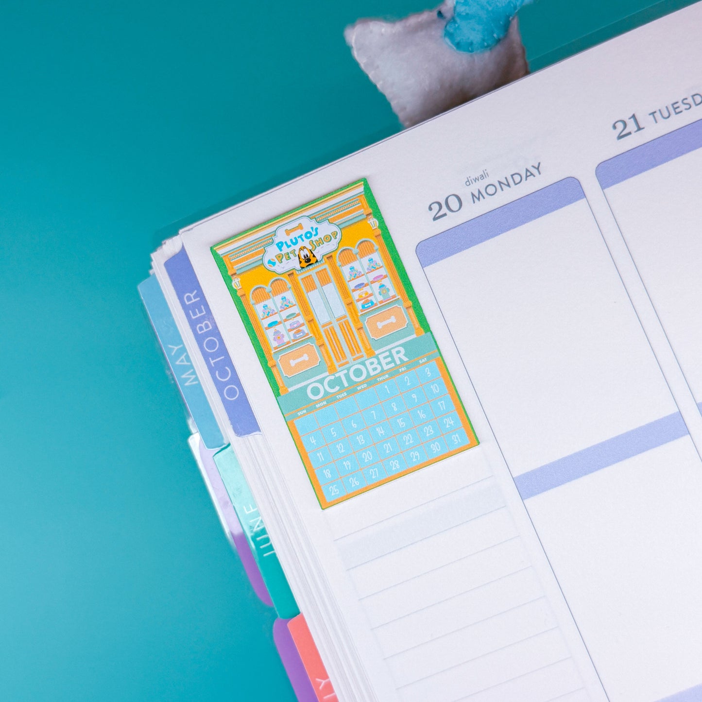 Mini (Itty Bitty) PAPER Journaling Sticker - 2026 Mini Calendar Pack