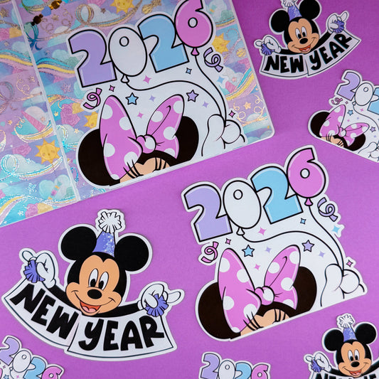Journaling Paper Sticker - 2026 New Year, New Stickers!