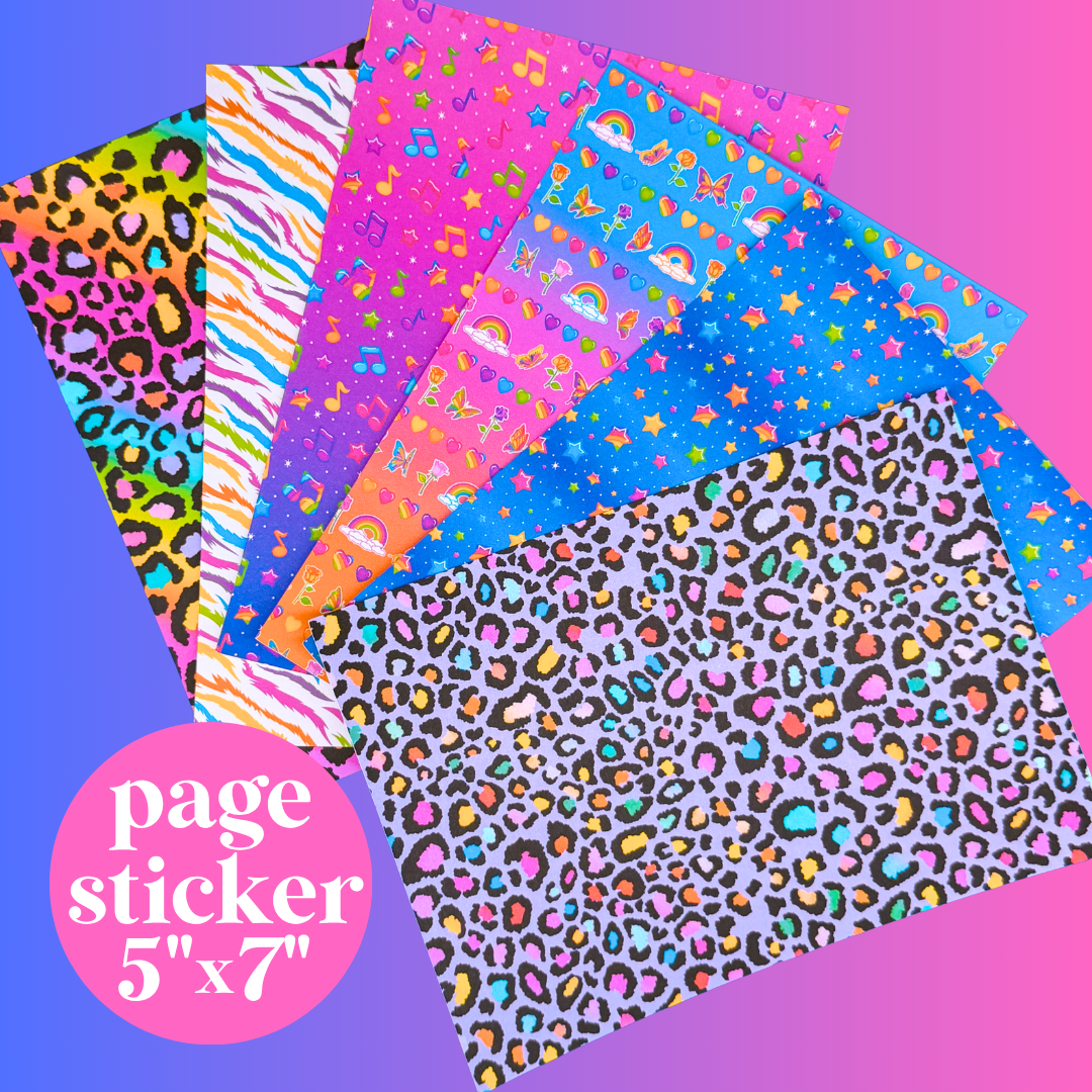Full Page Stickers