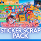 NEW! STICKER SCRAP PACK - California Adventure