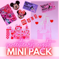 NEW! STICKER SCRAP PACK - Sweethearts Night (Mini Sampler Pack)