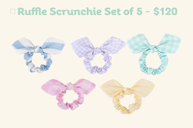 Stoney Clover Lane - Nylon Scrunchie (Pastel Picnic 2021 - YELLOW)