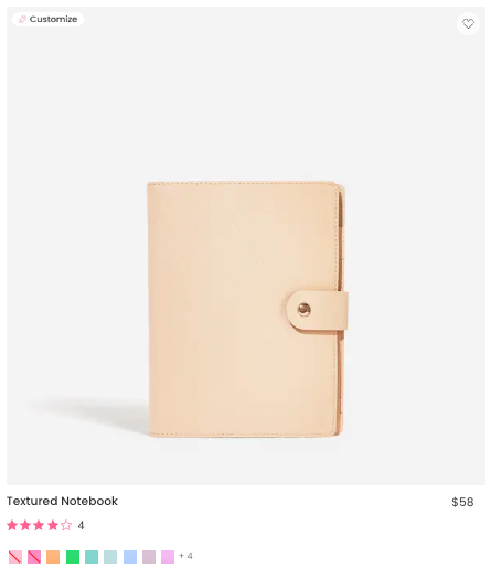 Stoney Clover Lane - Notebook Cover A5 Size (Periwinkle)