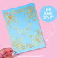 Journaling Paper Sticker - 5x7 Full Page Background Stickers (Pastel Book Covers)