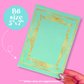 Journaling Paper Sticker - 5x7 Full Page Background Stickers (Pastel Book Covers)