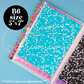 Journaling Paper Sticker - 5x7 Full Page Background Stickers (Composition)