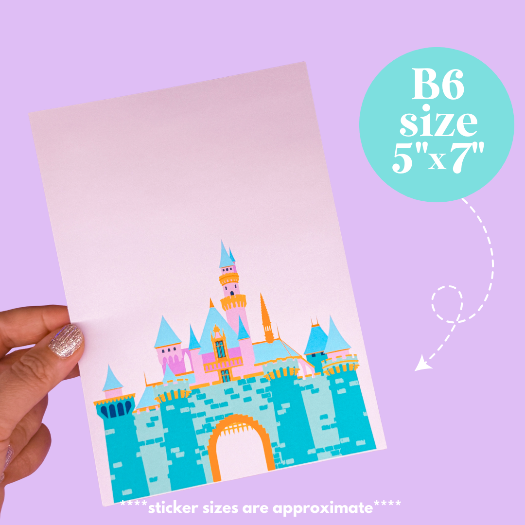 NEW! Journaling Paper Sticker - 5x7 Full Page Background Stickers (DL Patterns)