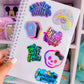 Glitter Waterproof Sticker - Pastel Planchet