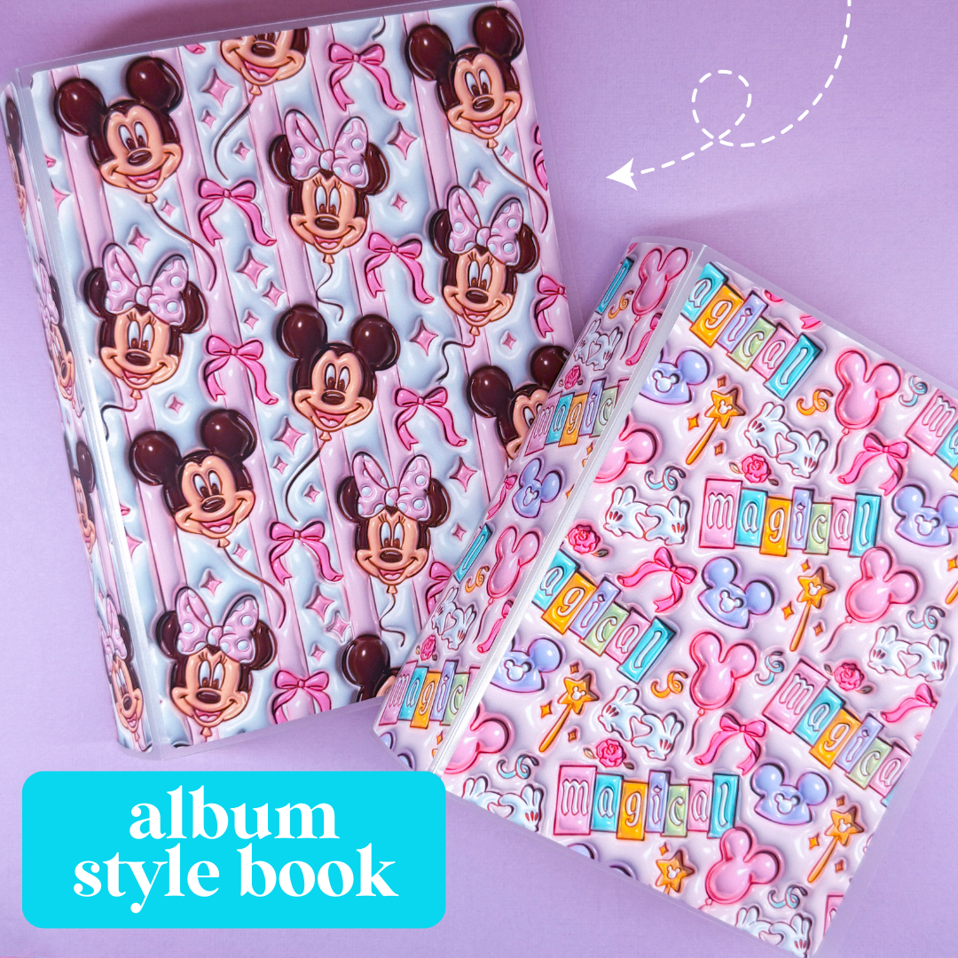 5x7 & 4x6 Sticker / Photo Album - 3D Puffy Magic