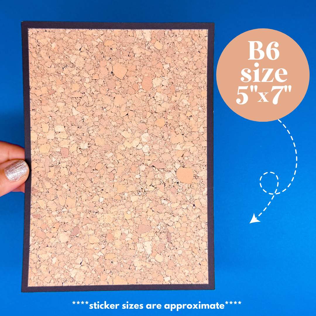 NEW! Journaling Paper Sticker - Pin Backer & Corkboard