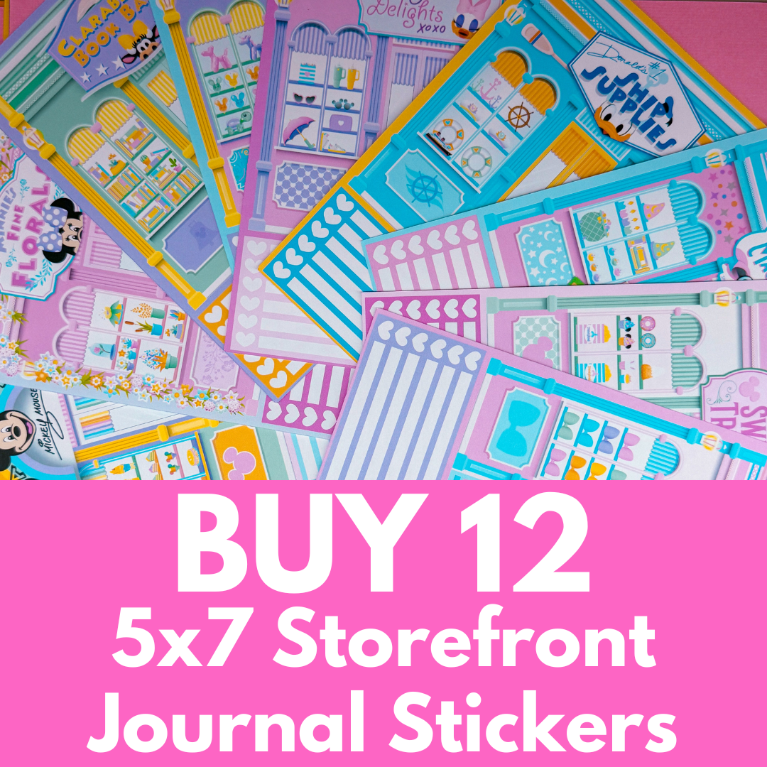2026 Calendar Storefronts - BUY ALL 5x7 Full Page Sticker BUNDLES (***DISCOUNTED***)