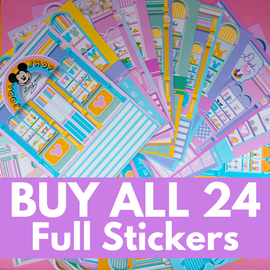 2026 Calendar Storefronts - BUY ALL 5x7 Full Page Sticker BUNDLES (***DISCOUNTED***)