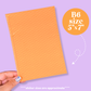 Journaling Paper Sticker - 5x7 Full Page Background Stickers (Bubble Mailers)