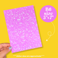 Journaling Paper Sticker - 5x7 Full Page Background Stickers (Summer Composition Notebook Colors)
